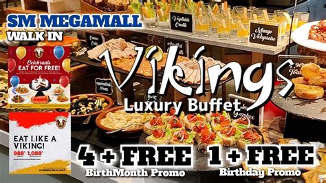 vikings birthday promo|SM MEGAMALL .